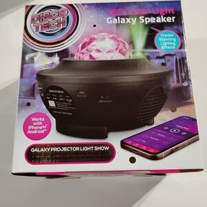 Black LED Laser Light Galaxy Speaker